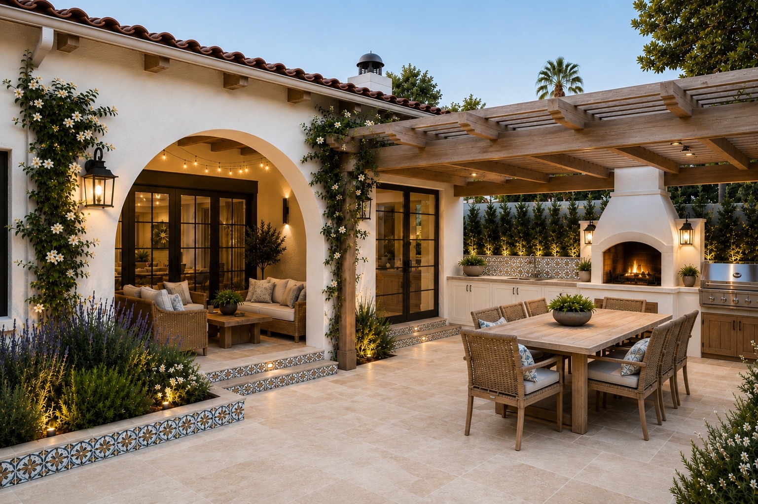 Mediterranean patio concept